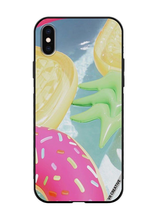 VR CREATIVE Protective Case Cover For Apple iPhone XS Max Pool Fun Design Multicolour - Image 1