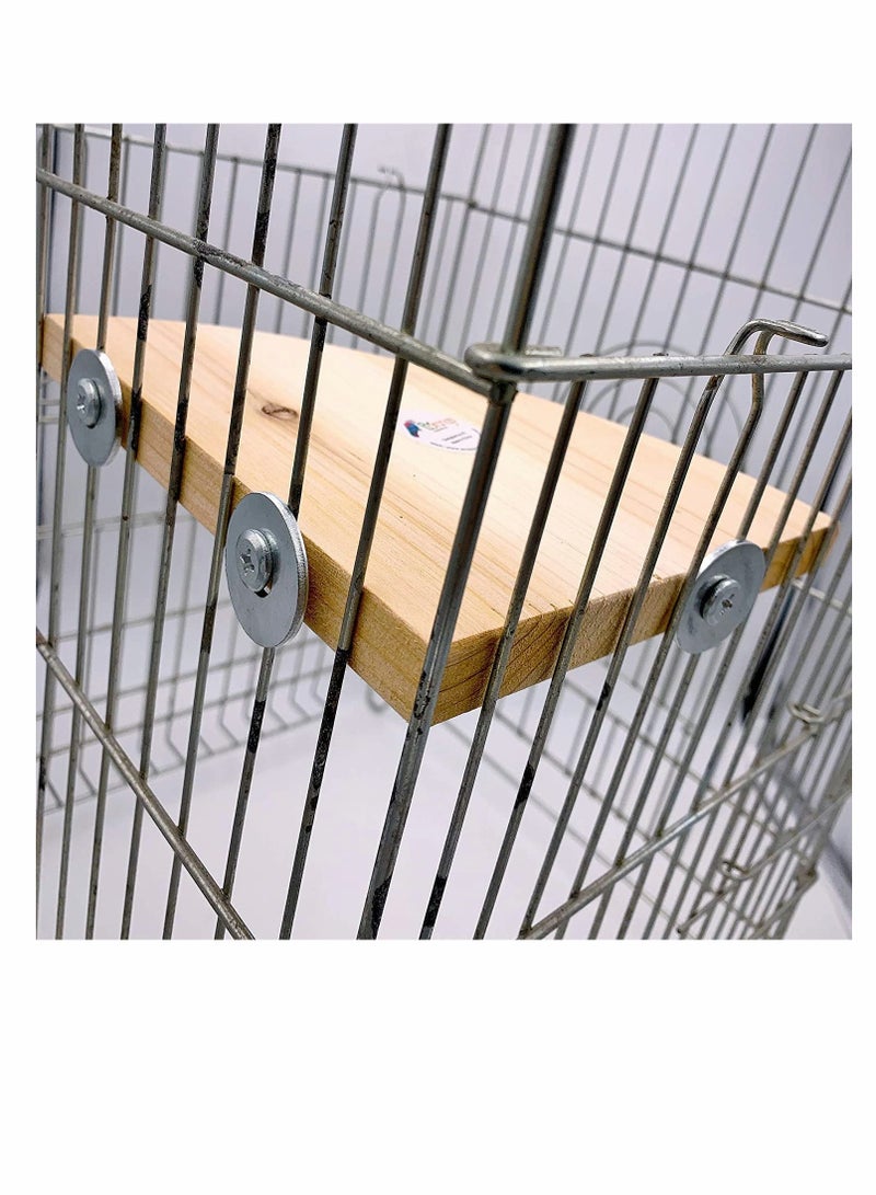 Wooden Bird Perch Stand for Parrots and Small Animals Playground Accessories - Image 4