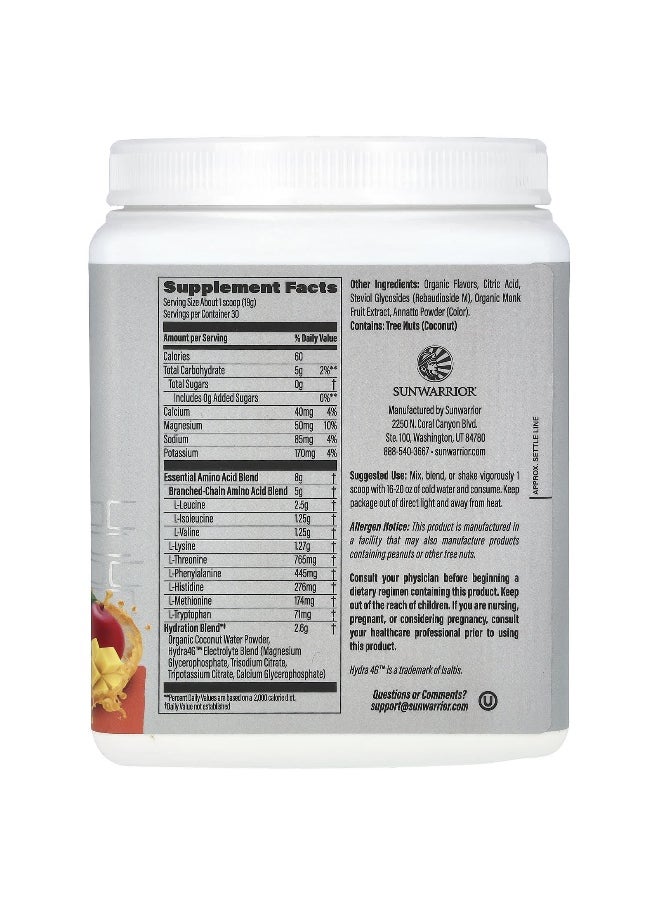 Sunwarrior - Sunwarrior, Sport, Active Aminos, Mango, 1.25 lb (570 g) - Image 1