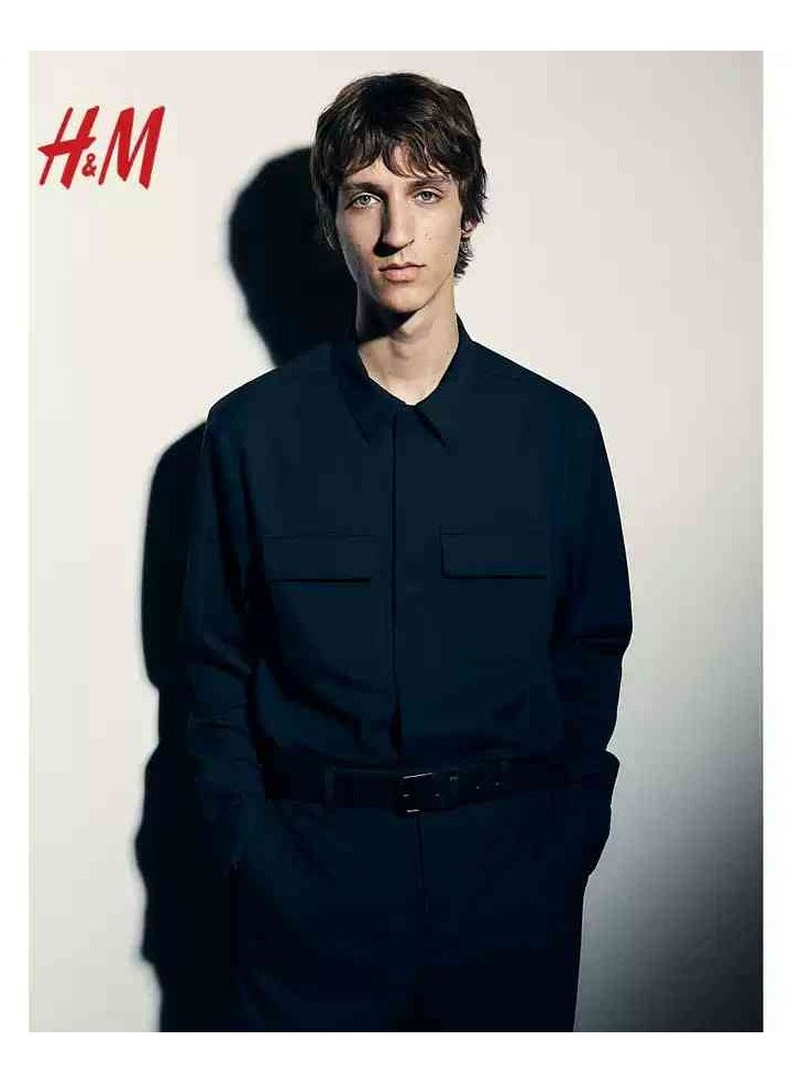 H and M - HM Autumn New Fashionable Casual Loose Long Sleeved Shirt - Image 1