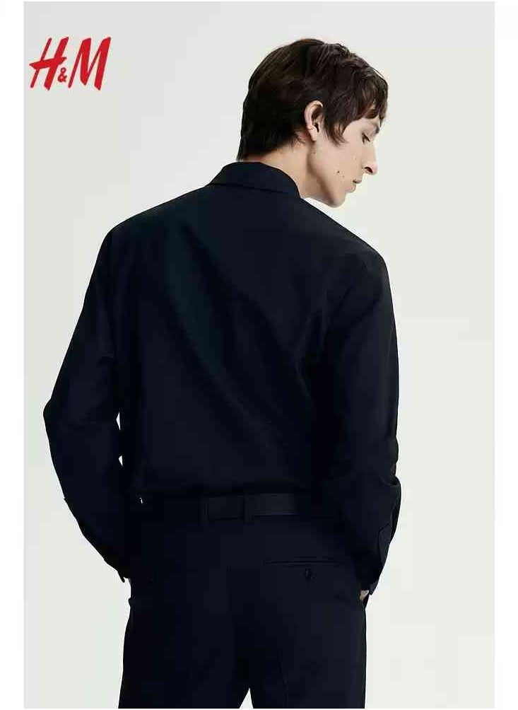 H and M - HM Autumn New Fashionable Casual Loose Long Sleeved Shirt - Image 1