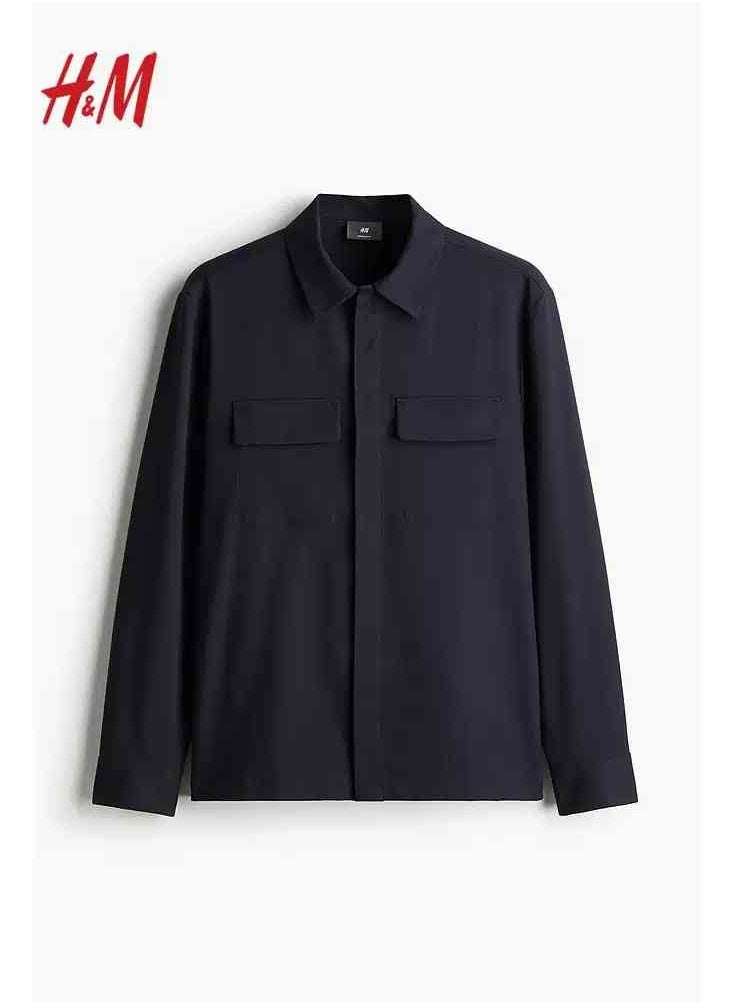 H and M - HM Autumn New Fashionable Casual Loose Long Sleeved Shirt - Image 1