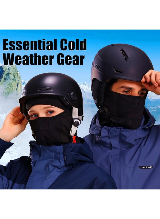 Fsmiling - Fleece Neck Gaiter For Men Women Winter Face Mask Ski Neck Warmer,Breathable Half Balaclava Cold Weather Scarf - Image 1