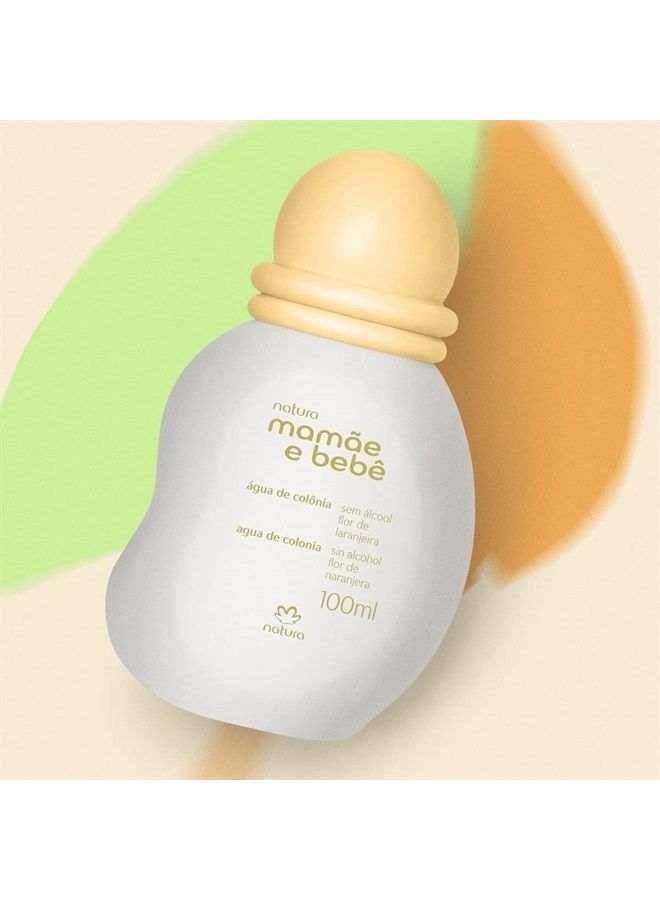Natura Linha Mamae Bebe Natura - Agua de Colonia Sem Alcool Flor de Laranjeira 100 Ml - (Natura Mom and Baby Collection - Alcohol-Free Orange Blossom Eau de Cologne 3.4 Fl Oz) - Image 1