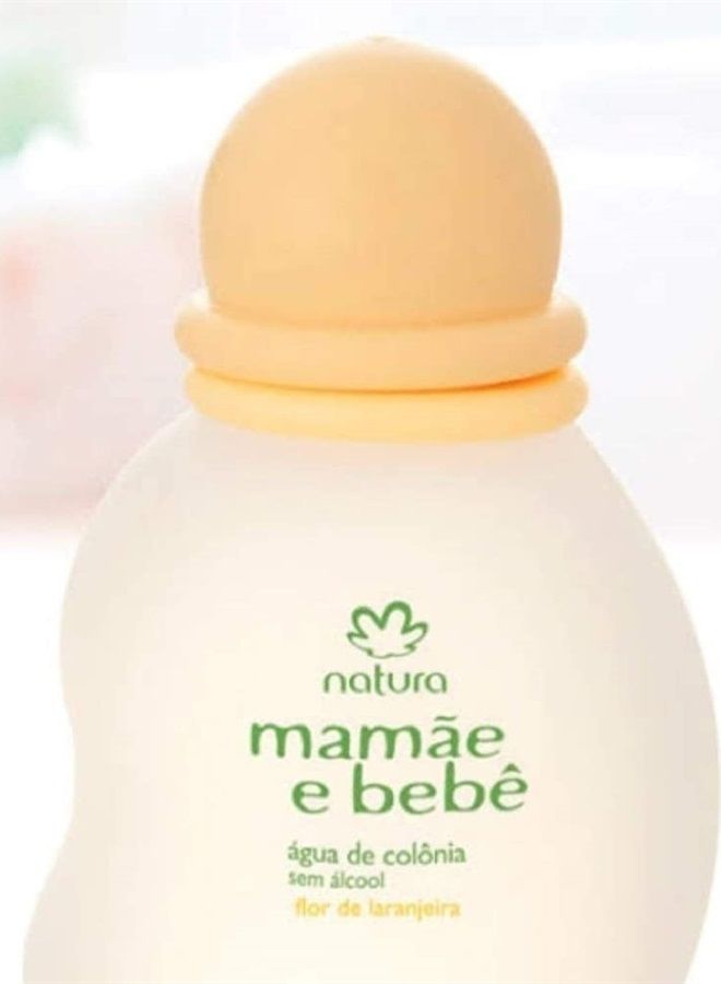 Natura Linha Mamae Bebe Natura - Agua de Colonia Sem Alcool Flor de Laranjeira 100 Ml - (Natura Mom and Baby Collection - Alcohol-Free Orange Blossom Eau de Cologne 3.4 Fl Oz) - Image 2