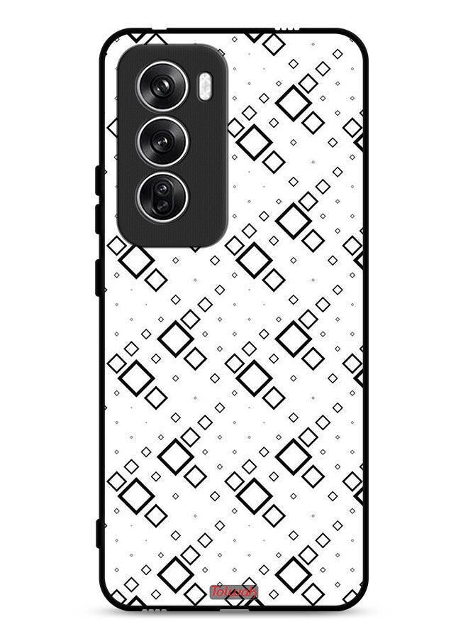 Tolwak Oppo Reno12 5G Protective Case Cover Square Abstract Digital Art - Image 1