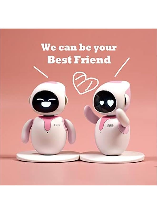 Eilik Pink - Interactive Robot Pets with Emotions. Fun Animations  Games. Great Gift for Kids. Update Available. - Image 4