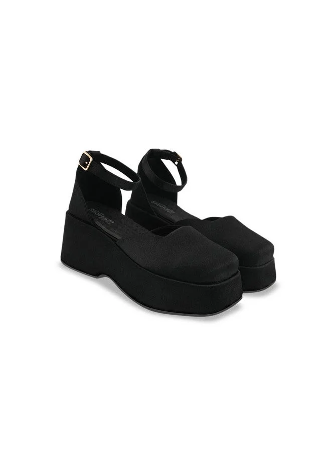 شوتوبيا Shoetopia Girls Square Toe Flatform Heels