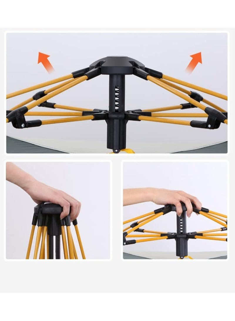 خيمة تخييم تسع لـ3 اشخاص ، مقاومة للماء، خيمة عائلية للتخييم،اوتوماتيك الفتح - Image 2