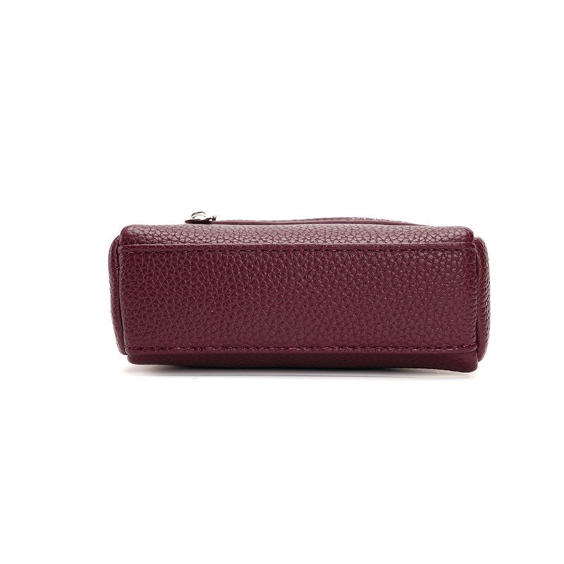 New Women''s Clutch Mini Bag Multifunctional Clutch Coin Purse Fashionable Large Capacity Coin Bag Double Zipper - Image 4