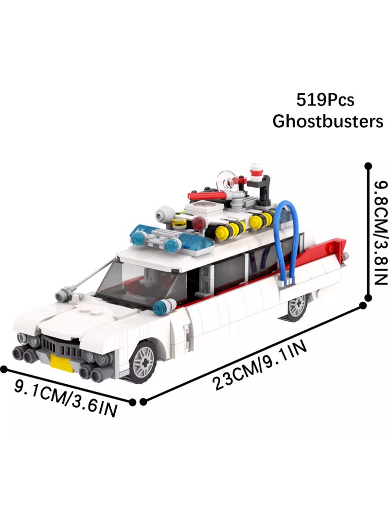 Creative Film, Television, Game And Animation Series Small Particle Assembly Building Blocks Assembly Model Ornaments (Ghostbusters 519Pcs) - Image 2