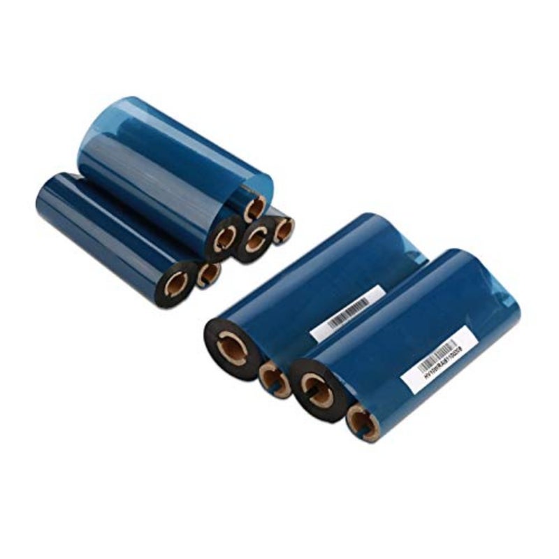 Thermal Transfer Wax Ribbon - for Zebra Eltron Datamax Zebra GC420t GK888t GX420t TLP2442 TLP2844 - Rolls 20 - Image 1