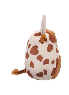 Squishmallows دبدوب صغير 7.5 بوصة ألونسو بني وأبيض من أبقار هايلاند مرخص رسميًا دمية كيللي توي ملونة هدية ناعمة للأطفال البنات والأولاد قابلة للغسل لعبة لزجة ملونة لجميع الأعمار  - Image 3