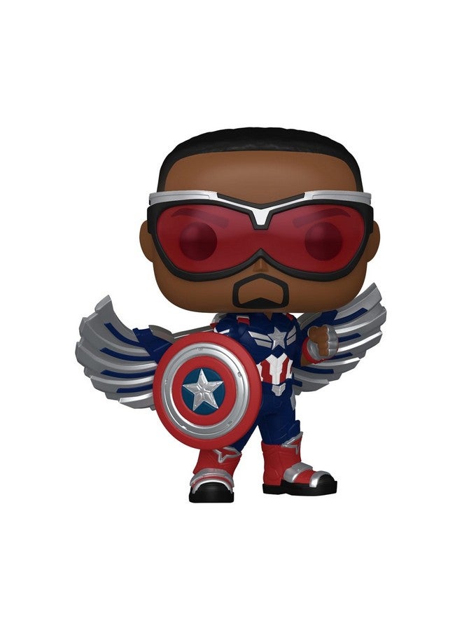 Funko Pop Marvel: Captain America: Brave New World - Captain America - Collectable Vinyl Figure - Gift Idea - Official Merchandise - Toys for Kids & Adults - Superheroes Fans - Image 2