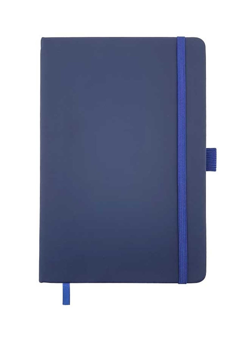 Generic A5 Size Executive PU Notebook With Elastic Closure And Pen Loop Blue  - Image 1