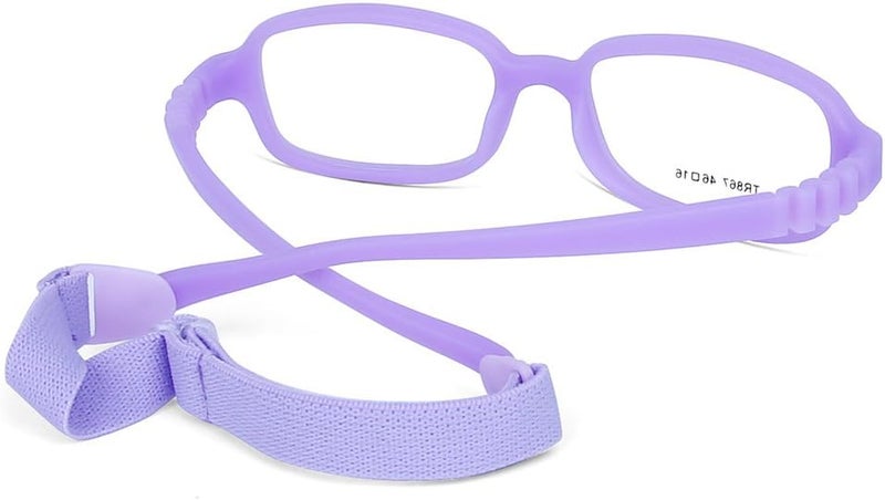 AQWANO Children Optical Glasses Frame tr90 Flexible Bendable One-piece Safe Eyeglasses Girls Boy - Image 3