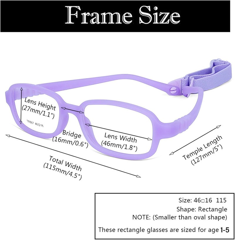 AQWANO Children Optical Glasses Frame tr90 Flexible Bendable One-piece Safe Eyeglasses Girls Boy - Image 4