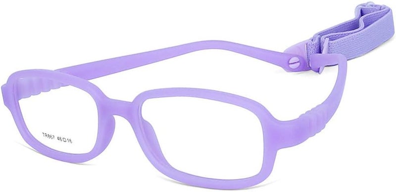 AQWANO Children Optical Glasses Frame tr90 Flexible Bendable One-piece Safe Eyeglasses Girls Boy - Image 1