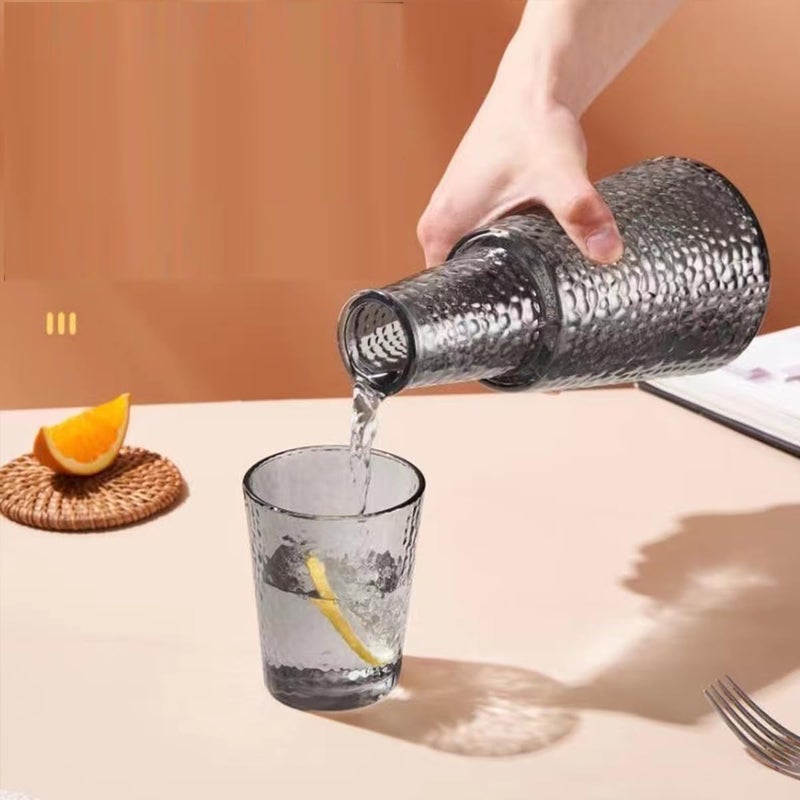FASHION.HOME Royal Glass Carafe Collection – Premium Crystal Carafe with Built-In Tumbler and Stylish Lid for Keeping Beverages - Image 5