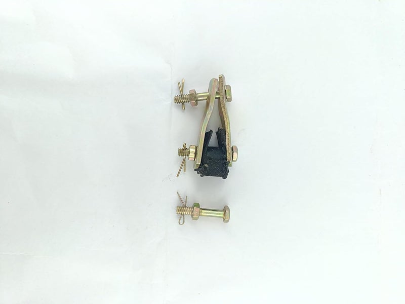 advancedestore advancedestore Steel Rubber Fan to Ceiling Hook Attachment Clamp with Special Fan Rod Nut Bolt Locking Pins Pack of 1Medium Gaze - Image 1