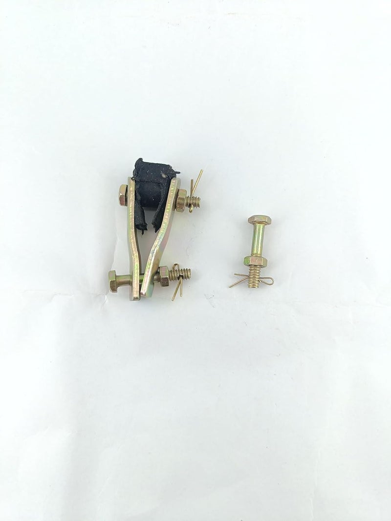 advancedestore advancedestore Steel Rubber Fan to Ceiling Hook Attachment Clamp with Special Fan Rod Nut Bolt Locking Pins Pack of 1Medium Gaze - Image 3