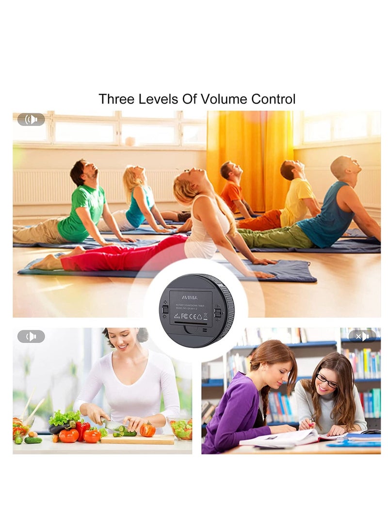SYOSI - Digital Kitchen Timers Visual timers Large LED Display Magnetic Countdown Countup Timer for Classroom Cooking Fitness Baking Studying Teaching Easy Kids and Seniors - Image 1