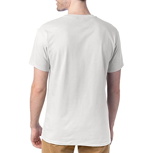 Hanes mens Essentials Short Sleeve T-shirt Value Pack (6-pack) fashion t shirts, White, Large US - Image 3