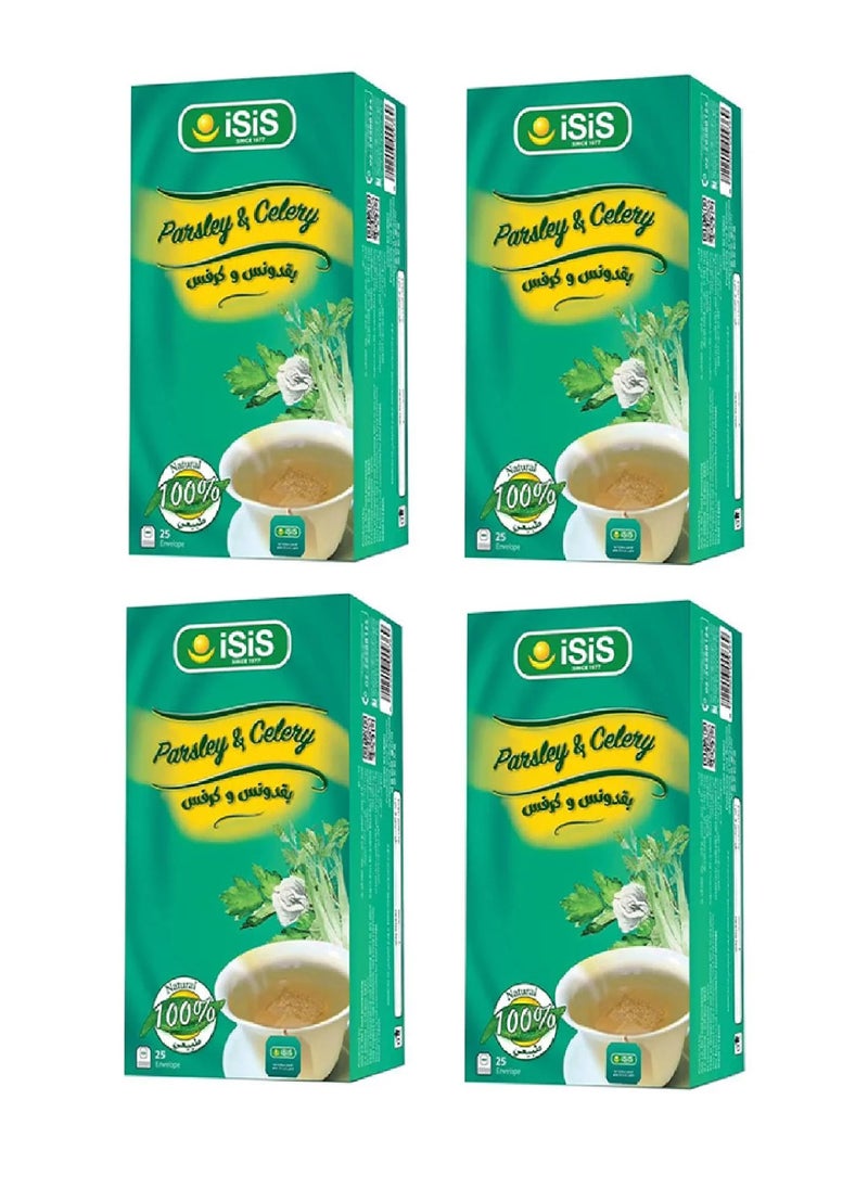 ISIS Parsley & Celery  50g ( 25 Envelopes ) - 4 pieces 