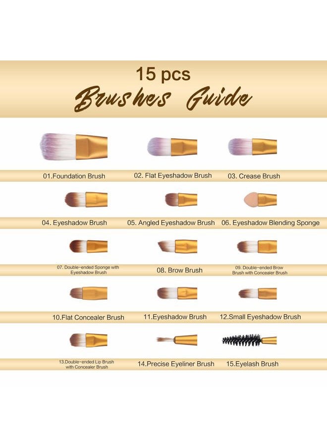 Ucanbe Luxury Gathering Neutral Eyeshadow Makeup Palette, Naked Shimmer Matte Metallic Glitter Subtle Eyes Shadow,High Pigmented Nudes Creamy Smokey Pallet Set  - Image 5