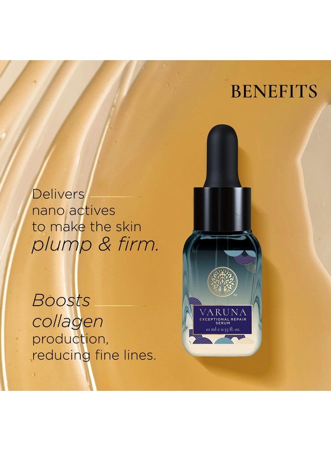 Forest Essentials سيروم إصلاح ليلي مضاد للشيخوخة الاستثنائي من فارونا | يرطب ويعزز الكولاجين لبشرة أكثر تماسكًا ونعومة | تقنية نانو مبتكرة وأعشاب مخمرة | نتائج مثبتة سريريًا - Image 5