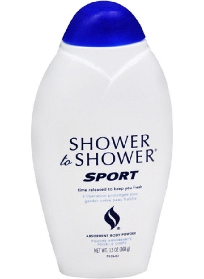 SHOWER TO SHOWER Body Powder, Sport 13 oz