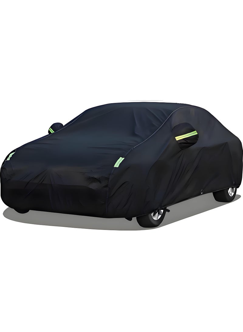 CHHQLZS Car Cover, SUV Waterproof Car Covers for Automobiles All Weather Season UV Protection Snowproof Full Car Cover, Outdoor Full Cover Universal Fit SUV Up to 180 inch  - Image 1