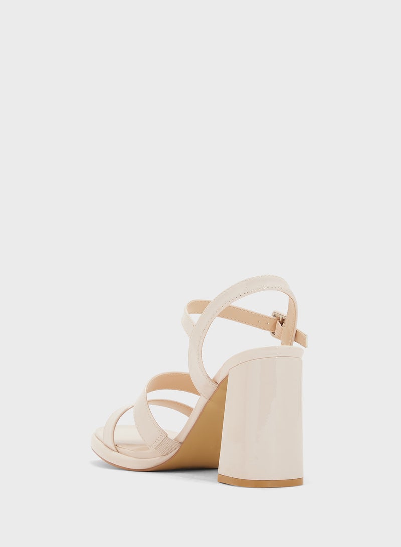 Anne Michelle Block Heel Casual Sandal  - Image 3