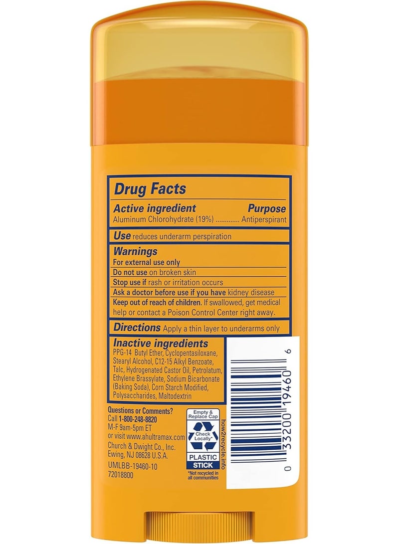 اي اند اتش يو ماكس (عبوة من 2) - مزيل عرق فريش غير معطر- بيضاوي 73 جرام - Image 2