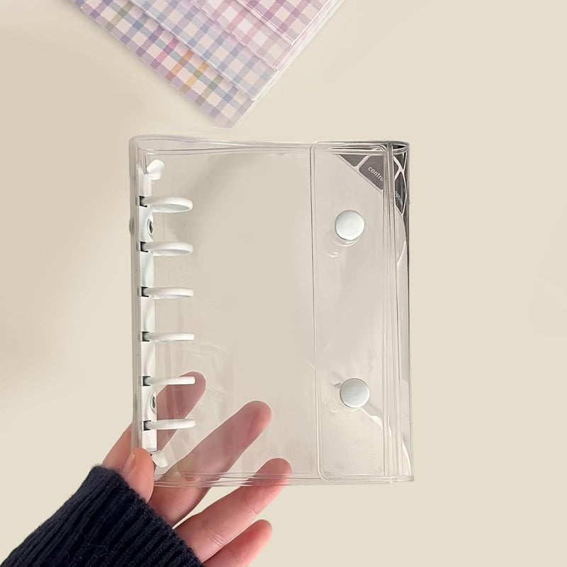 أغلفة مجلدات PVC ذات 6 حلقات، مضادة للماء، مثقوبة 6 ثقوب، ألبوم صور، غلاف PVC لمذكرات ومخططات قابلة لإعادة التعبئة، غلاف مجلد - Image 5