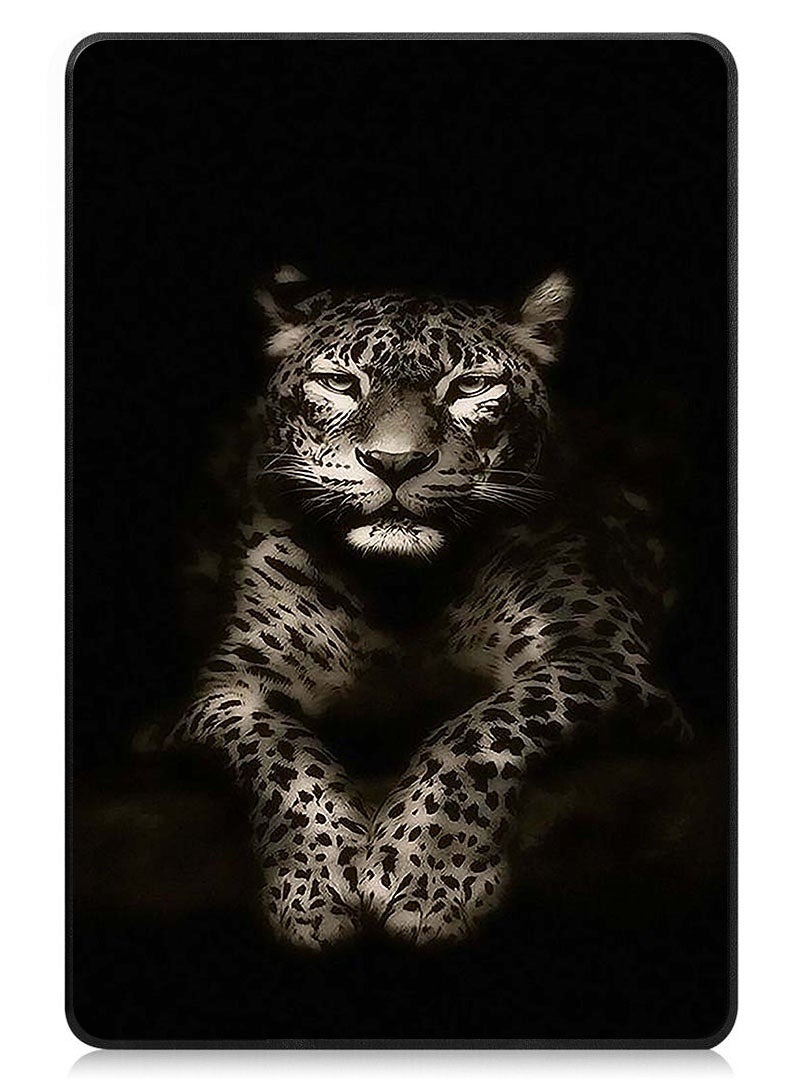 Theodor Protective Flip Case For Apple iPad Pro 13 (2024) With Trifold Stand Auto Wake Sleep Shockproof Cover leopard copy - Image 1