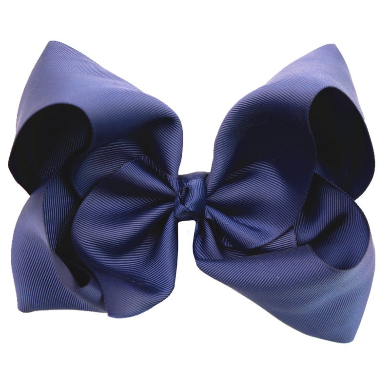 Generic Kids 8inch Large Bow Hair Clip Flower Accessories 19 (370 color number 
