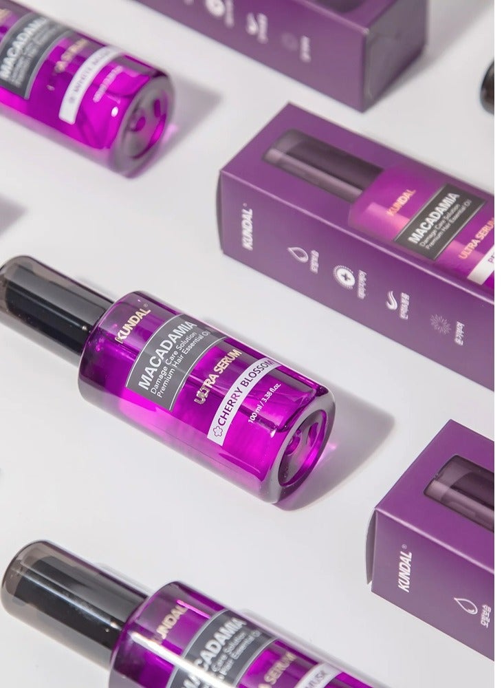 KUNDAL Macadamia Damage Care Solution Premium Hair Essential Oil Ultra Serum Clean Soap 100 mL - Image 3