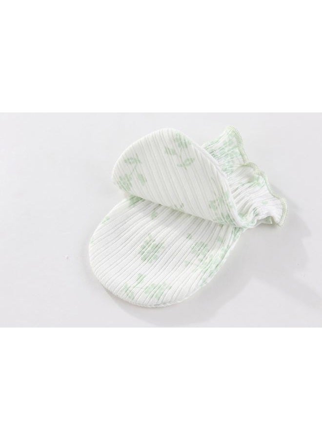 Kiddiezoom 10 Pieces Newborn Baby Cotton Cap and Mitten Sets, Multicolor1, 0-6 Months - Image 4