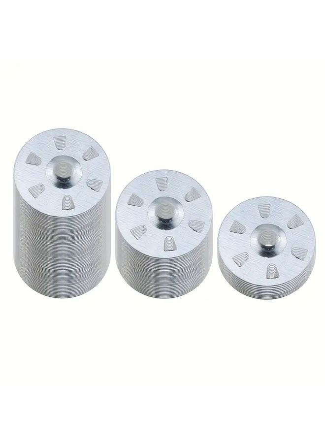 100pcs 35mm Galvanized Metal Plaster Washers Six Hole Flat Repair Rings - Image 1