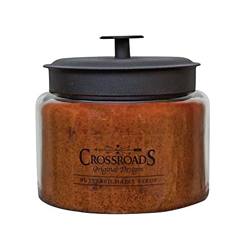 Crossroads Buttered Maple Syrup® Scented 4-Wick Candle, 64 Ounce - Image 4