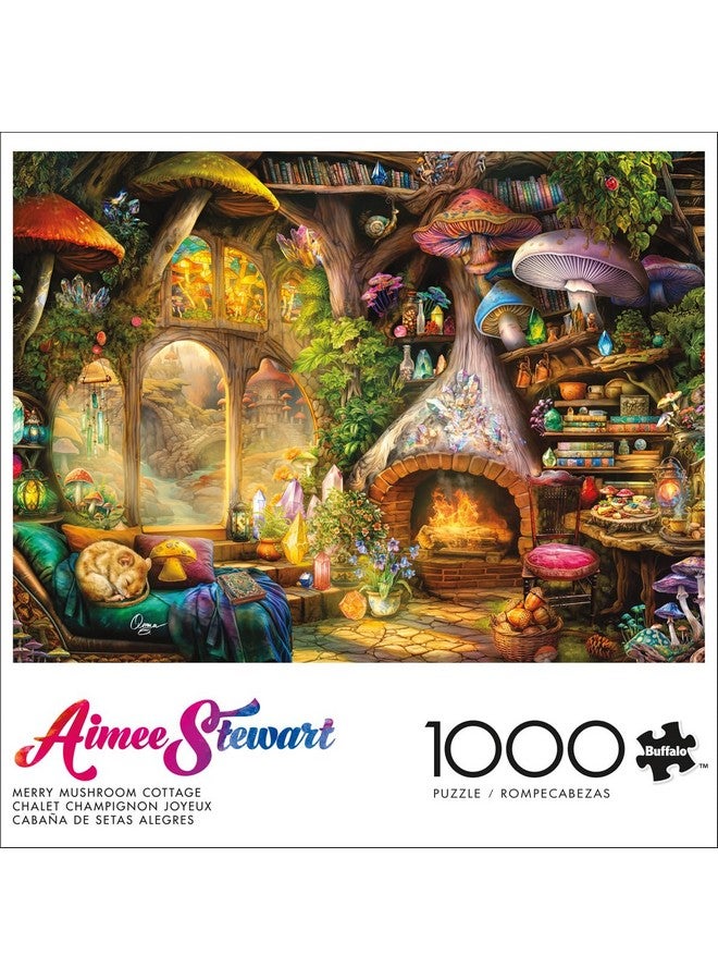 Buffalo Games - Aimee Stewart - Merry Mushroom Cottage - 1000 Piece Jigsaw Puzzle for Adults - Challenging Puzzle Perfect for Game Nights - Finished Size is 26.75 x 19.75 - Image 2