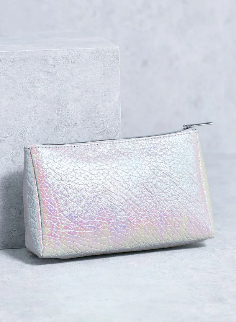 FOREVER 21 Iridescent Makeup Bag