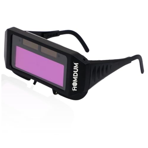 Homdum Welding Glasses Auto Darkening Welding Goggles Safety Eyes Protective Welder Glasses With 2 Sensors For TIG MIG MMA, Black - Image 1