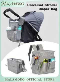 Generic Multi-Function Baby Diaper Bag Waterproof Stroller Organizer with Adjustable Shoulder Strap Large Capacity Tote for Baby Essentials Mom’s Backpack  - Image 1