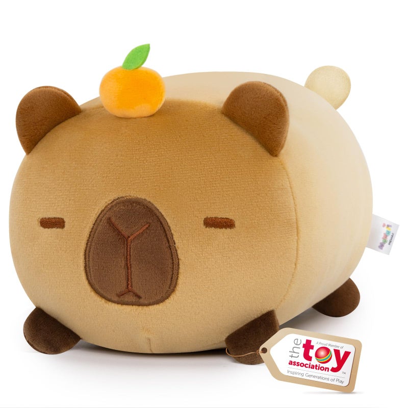 Mewaii Cute Capybara Plush Pillow Kawaii Plushies Capybara Stuffed Animal Toy Kawaii Animal Plushie Soft Squishy Birthday Gifts for Kids Girls 8 Inch - Image 2