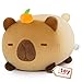 Mewaii Cute Capybara Plush Pillow Kawaii Plushies Capybara Stuffed Animal Toy Kawaii Animal Plushie Soft Squishy Birthday Gifts for Kids Girls 8 Inch - Image 3
