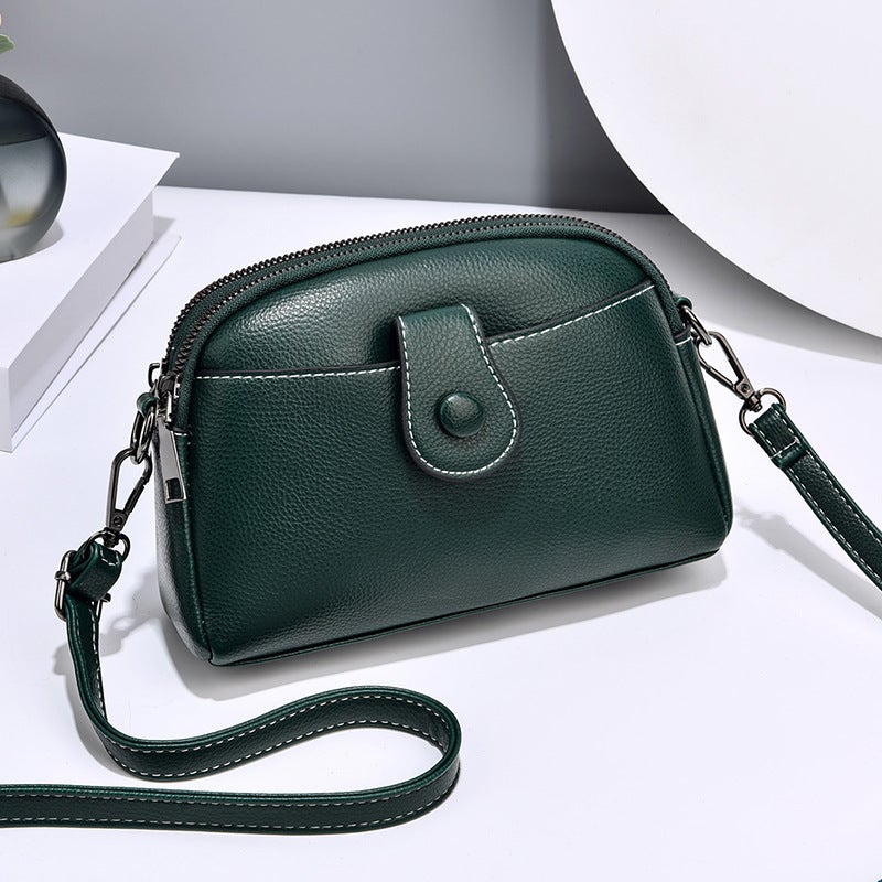 Small Bag for Women 2024 Spring and Summer New Fashion Small Bag Korean Style Simple Middle-Aged Mother Bag Casual Shoulder Crossbody Bag - Image 1