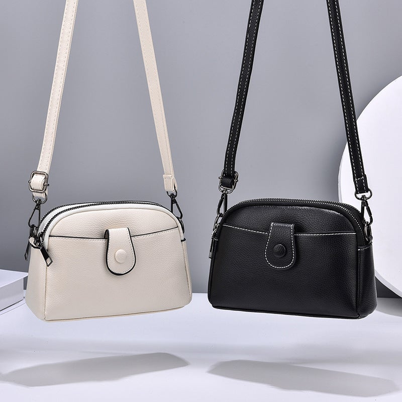 Small Bag for Women 2024 Spring and Summer New Fashion Small Bag Korean Style Simple Middle-Aged Mother Bag Casual Shoulder Crossbody Bag - Image 5