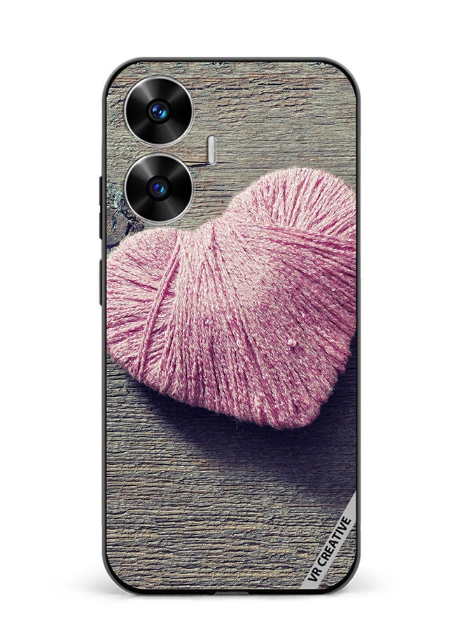 VR CREATIVE Protective Case Cover For Realme C55 Wool Love Design Multicolour - Image 1